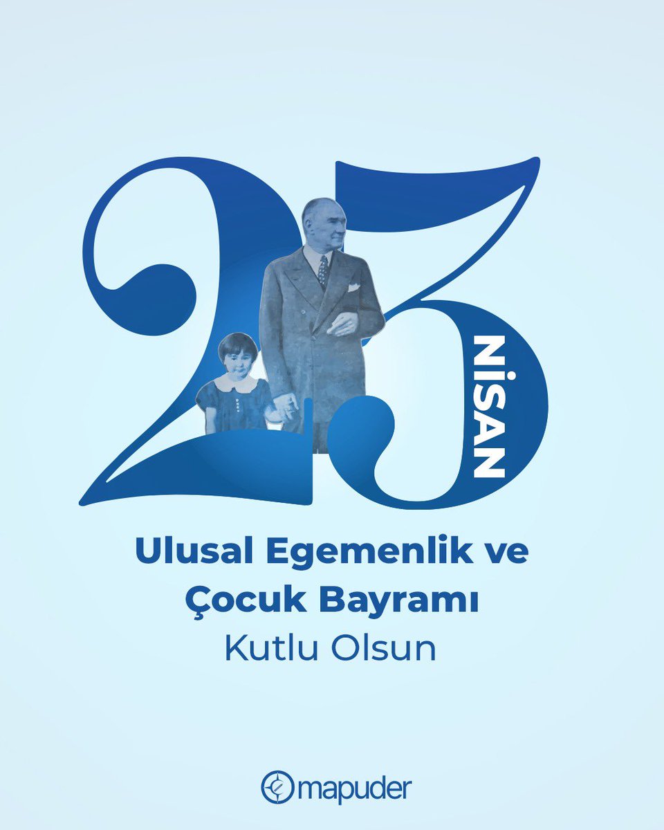 23 Nisan Ulusal Egemenlik ve Çocuk Bayramı kutlu olsun! 🇹🇷