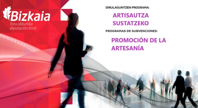 #BizkaiaDenontzat #Laguntzak2025

🔴🔴El programa de Promoción de la Artesanía 
está abierto hasta el 16 de mayo. ow.ly/Yj4a50VG1QF