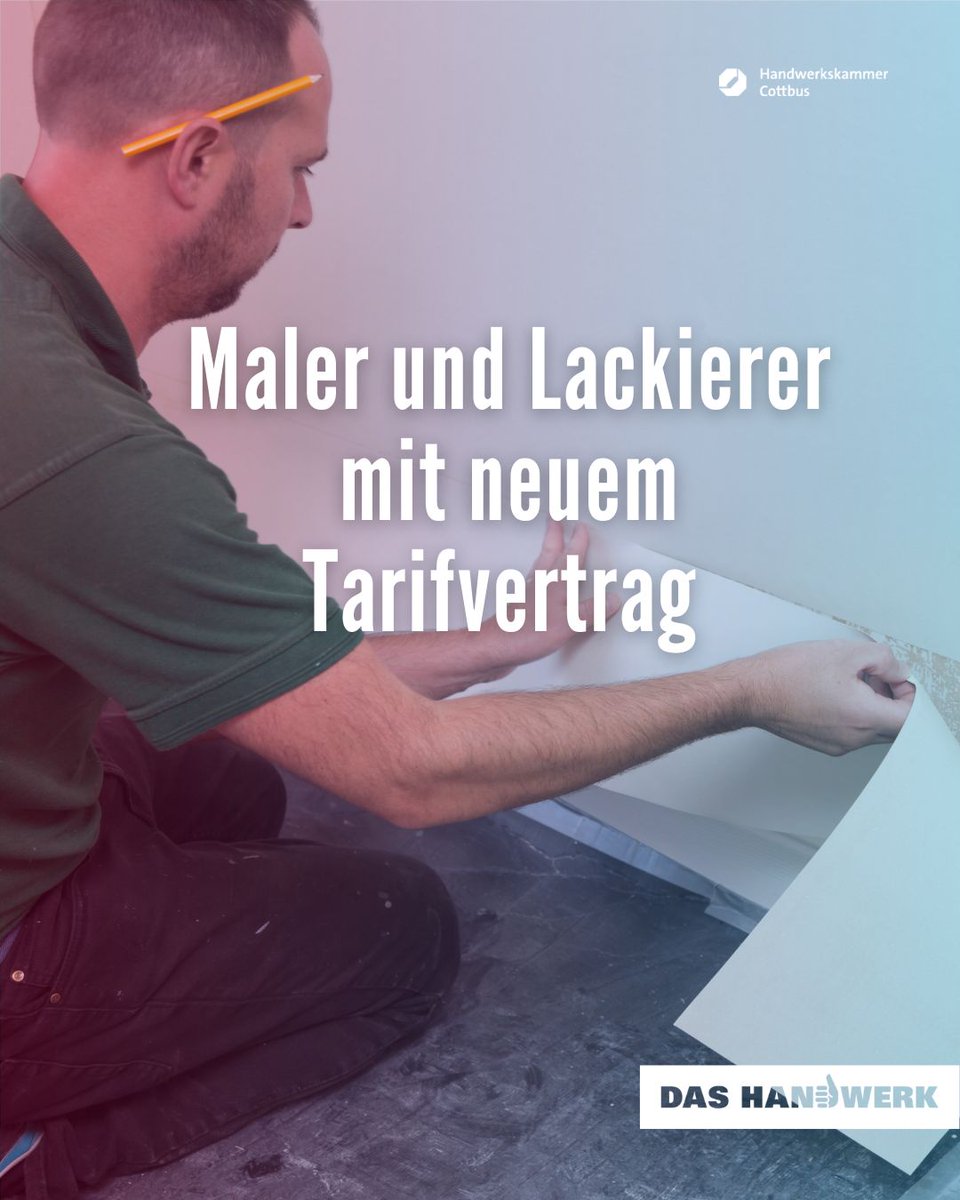 Neuer Mindestlohn und höhere Ausbildungsvergütungen. Die finale Bestätigung steht noch aus. Der Vorschlag liegt nun den Landesverbänden vor, die bis zum 25. April 2025 darüber entscheiden müssen. 

Ganzer Beitrag: hwk-cottbus.de/aktuell

#maler #lackierer #lackiererei