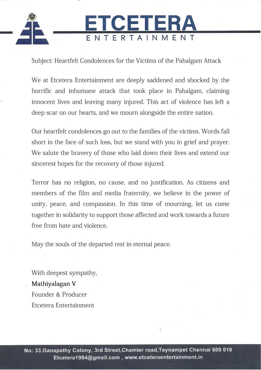 Heartfelt Condolences for the Victims of the Pahalgam Attack

#PahalgamTerroristAttack #pahalgamattack