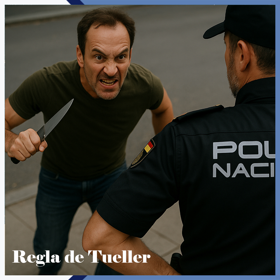 🔪 ¿Cuánto de cerca es demasiado cerca?

Esa es la pregunta que plantea la regla de Tueller.
Y ahora también se la están formulando en los tribunales españoles.
Abro hilo con base en mi último artículo en <a href="/DO_CRIM/">DOCRIM</a>. 👇