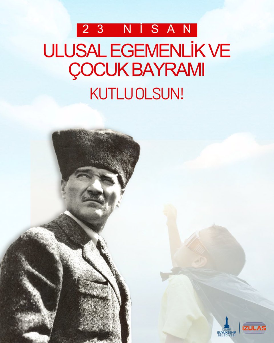ibbizulas's tweet photo. 23 Nisan Ulusal Egemenlik ve Çocuk Bayramı Kutlu Olsun! https://t.co/1uJu0Xp412