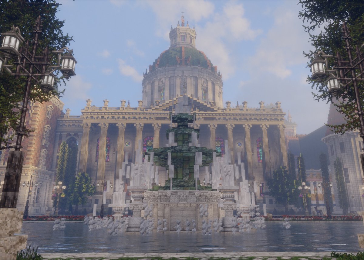 ValentineIonius's tweet image. Church of the Living God, located on Imporia Ave. in East midtown Rosaria 
#Minecraft  #マインクラフト
#WeAreConquest #マイクラ
#ConquestReforged #Minecraftbuilds