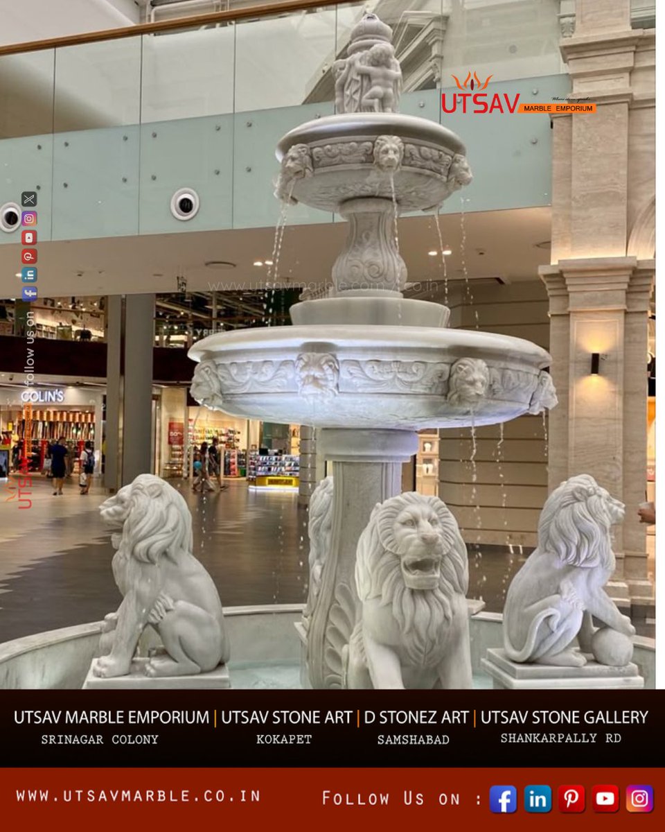 UtsavMarble's tweet photo. Transform your outdoor space into a serene sanctuary with the timeless elegance of our handcrafted marble water fountains. Bring harmony home.
#MarbleFountain #GardenGoals #OutdoorLuxury #HomeDecorInspo #waterfeaturevibes #waterfountains
visit:https://t.co/EZKKZXYX4X https://t.co/dLIdEMX2bP