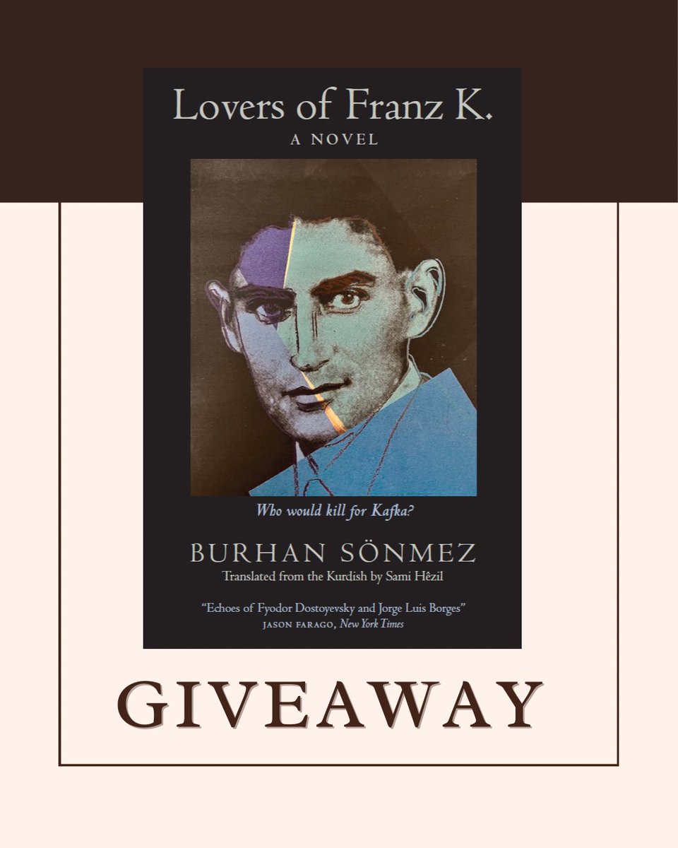 LyndaCheckley's tweet image. 🎉🎉🎉#BOOKGIVEAWAY🎉🎉🎉 
Lovers of Franz K. By Burhan Sönmez
Translated by Sami Hezil

Thanks to Open Borders Press I have one copy of this fascinating book to giveaway. 

To enter like, RT, follow, tag a friend or two 

Extra entries on my IG and FB pages

T&amp;amp;C’s in comments