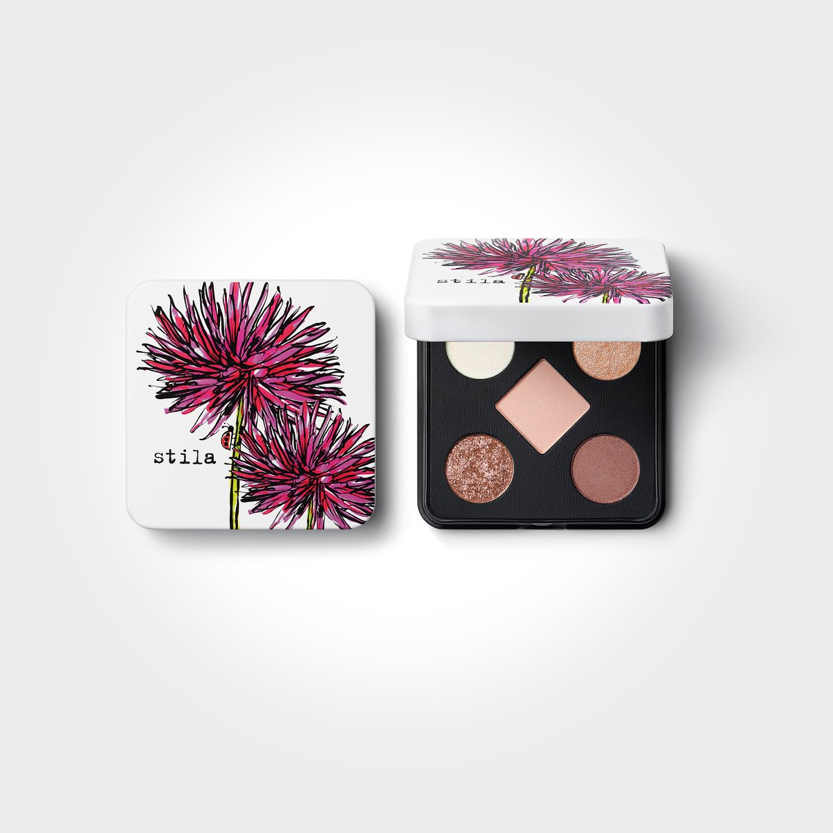 The Pretty Petal Pocket Play Shadow Palette is all about versatility. Get one palette with endless looks that are perfect for every version of you now @ StilaCosmetics.com &amp; in-store and online @UltaBeauty.