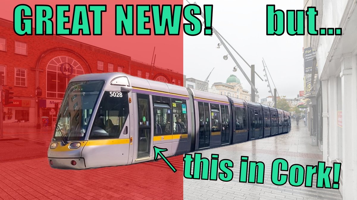 ⚠️New Video⚠️
A rundown of the new tram proposal for Cork City, and my thoughts on the situation.
youtu.be/tvTM1gubwTA