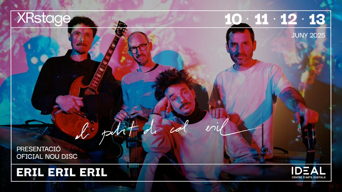 idealbarcelona (@idealbarcelona) on Twitter photo EL PETIT DE CAL ERIL TORNA AMB QUATRE CONCERTS ESPECIALS.
Després d’anys de silenci, <a href="/petitdecaleril/">elpetitdecaleril</a> reapareix amb més força que mai amb ERIL ERIL ERIL: dotze cançons que es presentaran en un escenari únic, dins un iglú de vent.
🎟️Entrades ja a la venda al nostre lloc web. EL PETIT DE CAL ERIL TORNA AMB QUATRE CONCERTS ESPECIALS.
Després d’anys de silenci, <a href="/petitdecaleril/">elpetitdecaleril</a> reapareix amb més força que mai amb ERIL ERIL ERIL: dotze cançons que es presentaran en un escenari únic, dins un iglú de vent.
🎟️Entrades ja a la venda al nostre lloc web.