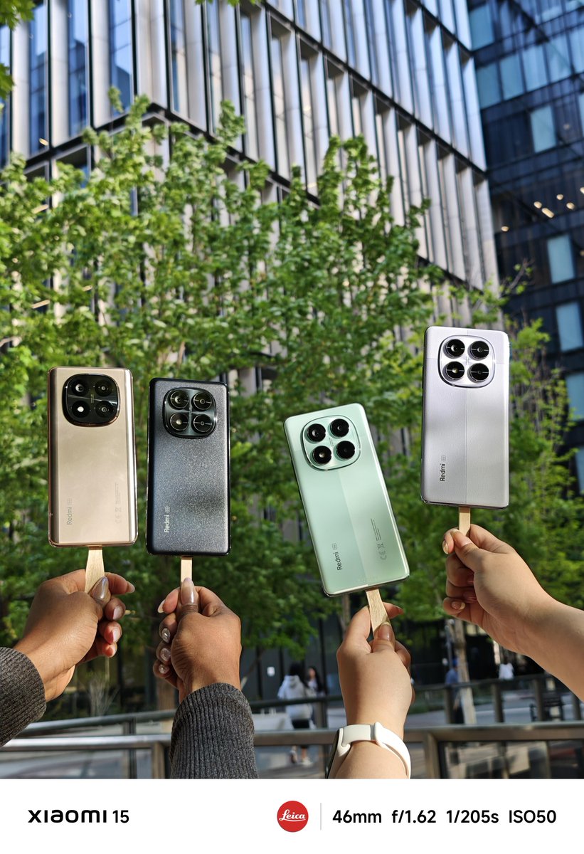 Dreaming for summer: pick your ice-cream flavor!🍦

A. 🍇Purple #RedmiNote14Pro5G
B. 🍯Sand Gold #RedmiNote14ProPlus5G
C. 🍫Black #RedmiNote14ProPlus5G
D. 🥑Green #RedmiNote14ProPlus5G