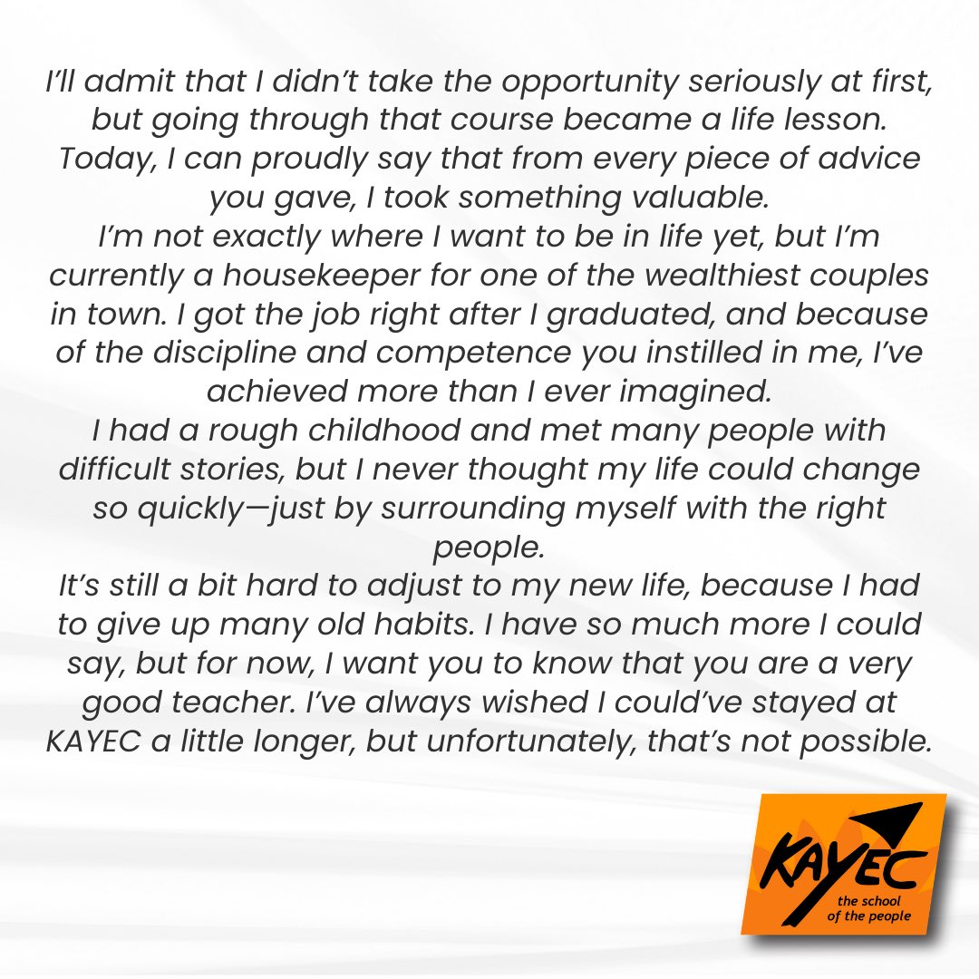 kayectrust's tweet image. #KAYEC30Years #AnniversaryCelebration #ShareYourStory #Reconnect #KAYECJourney #BuildingFutures #30YearsStrong #GratefulHeart #YouthEmpowerment