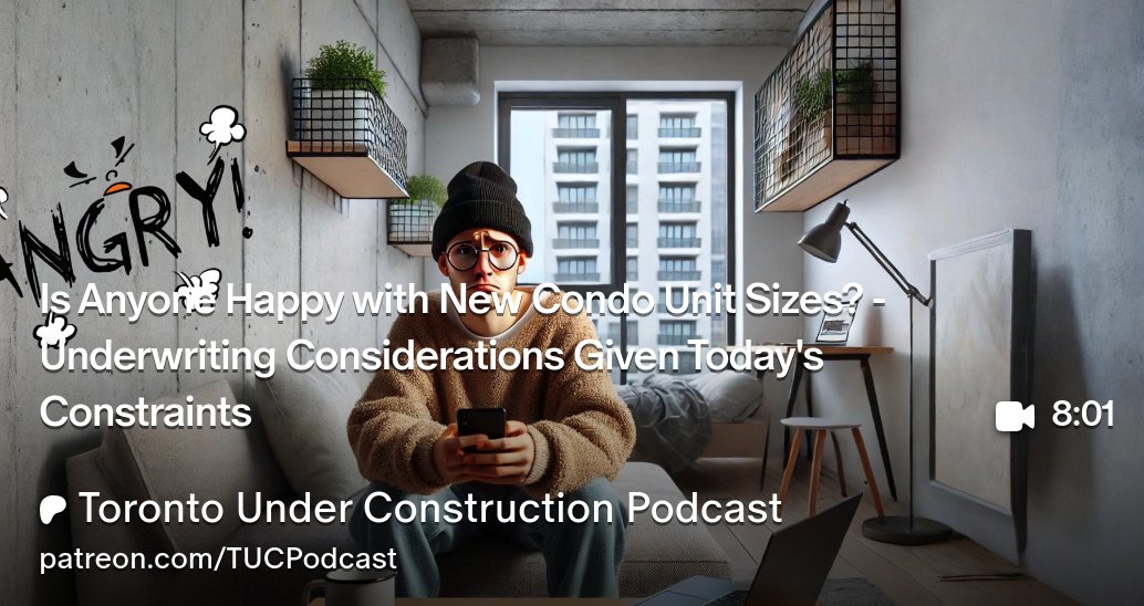 BullpenConsult's tweet image. This VIDEO discusses this commonly-debated subject in the new condo market while checking out the Metalworks development in Guelph by @fusionhomes 

#Condo #Sizes #ToRE 

patreon.com/posts/is-anyon…