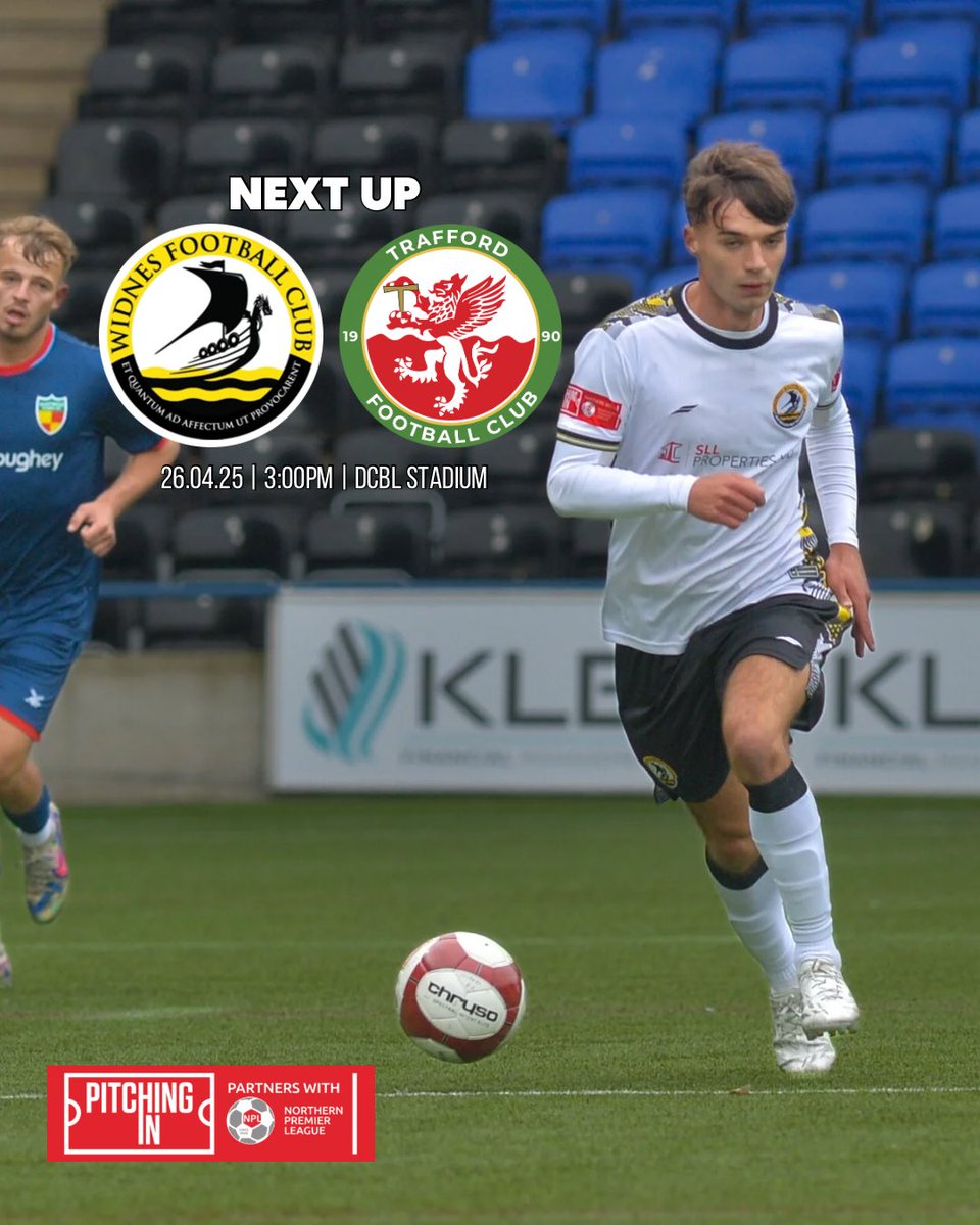 We push on! One more point will guarantee the NPL West title and promotion to Step 3 🤞

Trafford are our visitors on the final day of the season on Saturday. Kick-off 3:00pm 🙌

Your support has been incredible… but we need one last push 💪

Up the Whites ✊