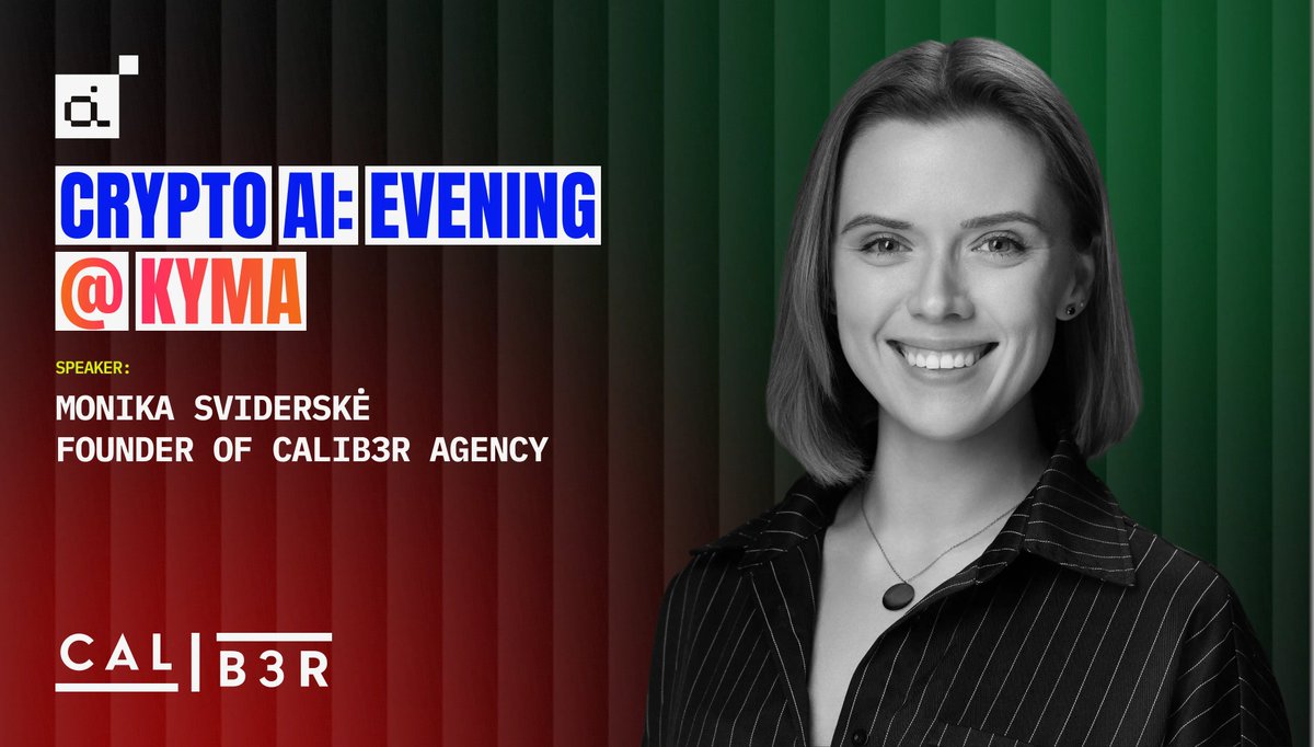 Meet our Crypto AI Evening <a href="/token2049/">TOKEN2049</a> panelist: <a href="/monika_calib3r/">Monika</a>

Monika Sviderskė brings precision-driven marketing expertise as:

▫️ Founder of <a href="/Calib3r_agency/">CALIB3R</a>
▫️ Fractional CMO at <a href="/EARNMrewards/">$EARNM Ecosystem</a> and former CMO of <a href="/losslessdefi/">Lossless</a>
▫️ Successful fundraising strategist for 50+ crypto
