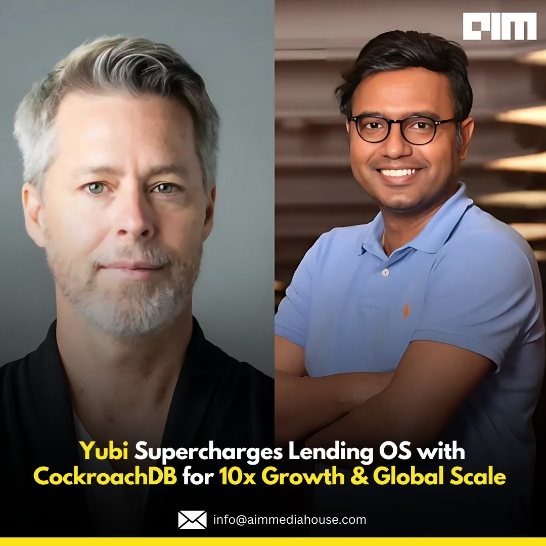 India’s largest lending tech platform, <a href="/Yubi_fin/">Yubi</a>  just turbocharged its infrastructure by teaming up with Cockroach Labs integrating <a href="/CockroachDB/">CockroachDB</a>  to future proof its unified Lending Operating System. With ₹1.65 lakh Cr+ in debt volumes and a network of 6,200+ lenders &amp;
