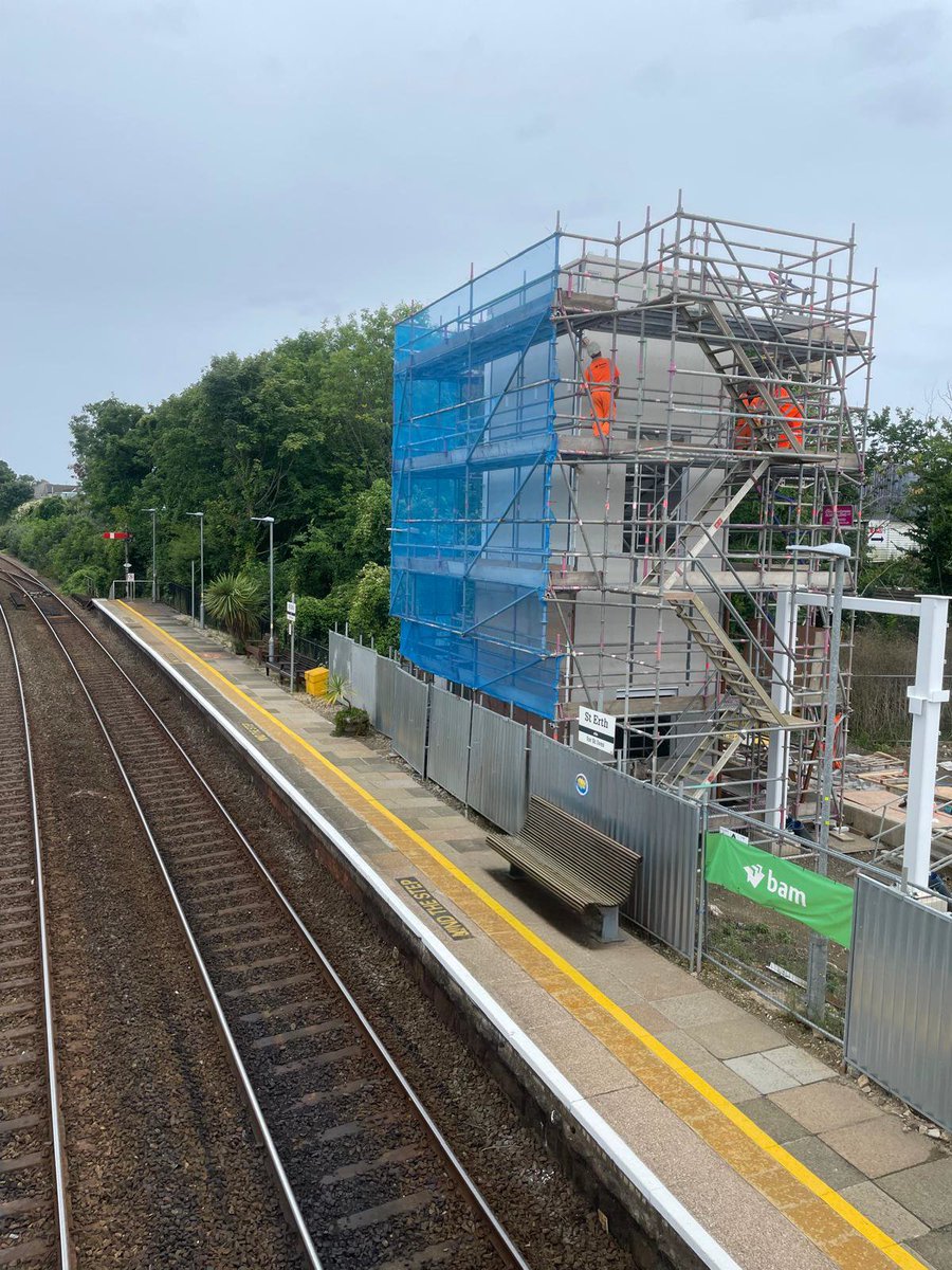 Leveraging the Plettac Contur system at St Erth Train Station, our scaffolding solutions,  facilitated the installation of a modern footbridge and lifts and pedestrian staircases carried out by our qualified and competent scaffolders.

Learn more on  sedgeman.co.uk