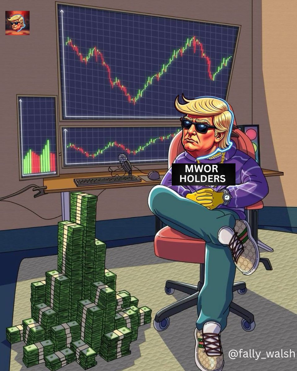 <a href="/Decu0x/">Decu</a> While other degenerates in the space has been in panic all this while 🥹…  $MWOR holders are chill and their investments kept  safe 

Now with thing switching up and  $sol heading to a better position…  $MWOR  would be at the fore front of daily gainers in the $sol Meme  scene