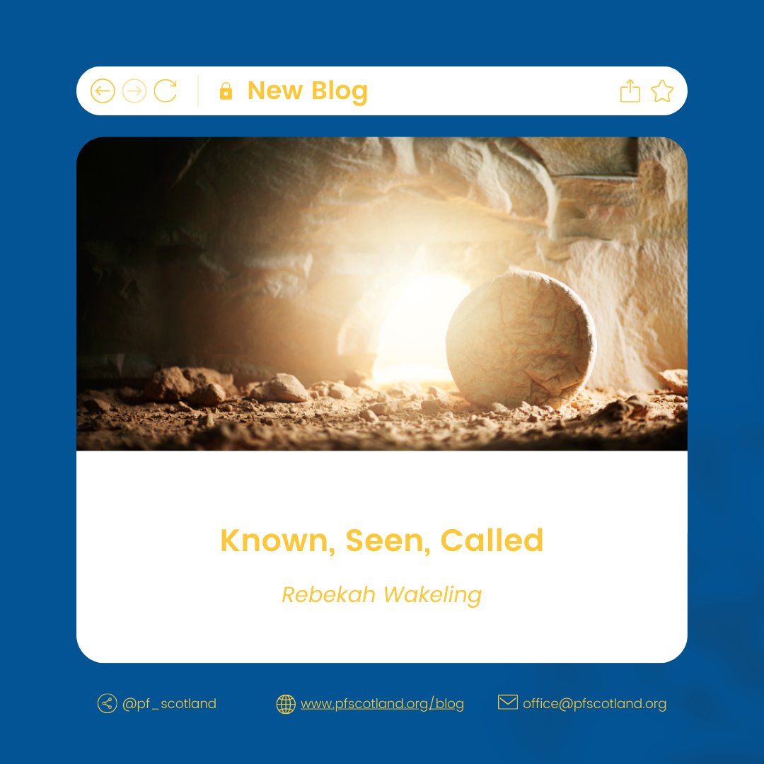 “Easter starts in the dark…”

Chaplain Beki Wakeling (HMP Barlinnie) reflects on John 20:1–18—where Jesus meets Mary in her grief and calls her by name.

Read Known, Seen, Called:
🔗 pfscotland.org/blog/known-see…
#EasterHope #HeKnowsMyName #PrisonFellowshipScotland