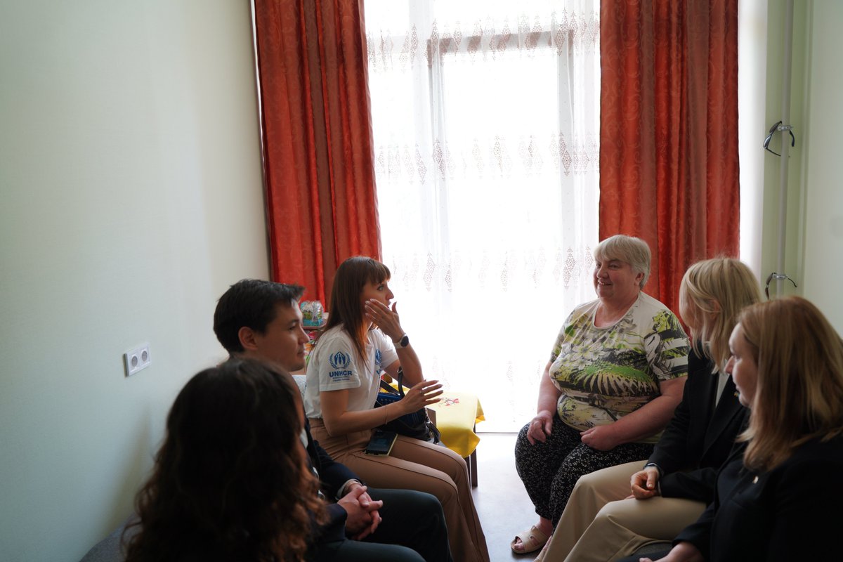 UNHCR Ukraine (@unhcrukraine) on Twitter photo 🏠 In Myrhorod, Poltava region, UNHCR & <a href="/MinSocUA/">Ministry of Social Policy of Ukraine</a> inaugurated the renovated Slava Sanatorium - a safe, dignified space offering accommodation & social services for displaced + other war-affected people, incl. older persons & people with disabilities.
🔗: t.ly/QD9UiM 🏠 In Myrhorod, Poltava region, UNHCR & <a href="/MinSocUA/">Ministry of Social Policy of Ukraine</a> inaugurated the renovated Slava Sanatorium - a safe, dignified space offering accommodation & social services for displaced + other war-affected people, incl. older persons & people with disabilities.
🔗: t.ly/QD9UiM