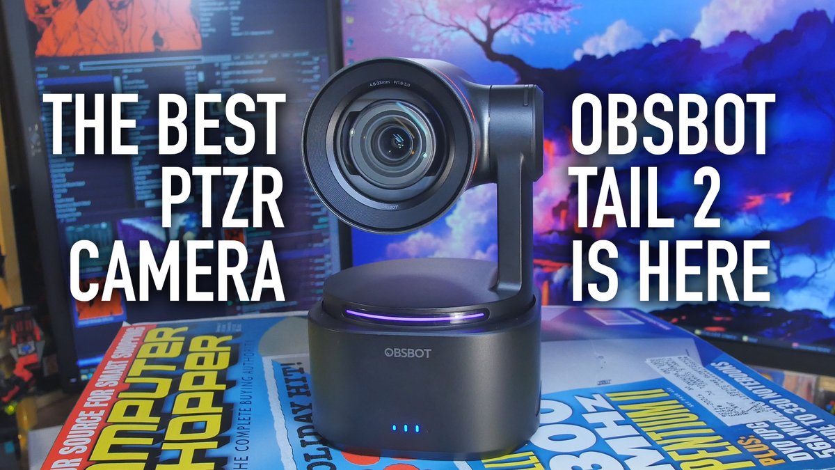 teksyndicate's tweet image. This camera is crazy... it uses software to follow you, zoom in, and record in 4k. the @OBSBOT_Official Tail 2 is here: youtube.com/watch?v=mUh88F…
#PTZcamera #camera #ptz #ptzr