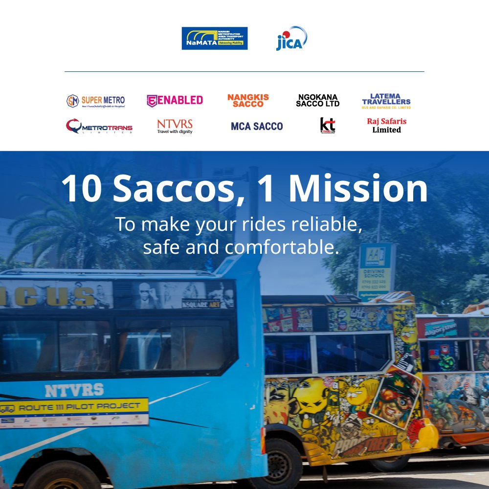 Collaboration is the key to a seamless ride. The Route 111 Pilot Project brings together 10 Saccos, working as one to make your commute smoother, faster and more reliable. 

Together, we are transforming your commute experience, one ride at a time.

#NaMATA #Collaboration