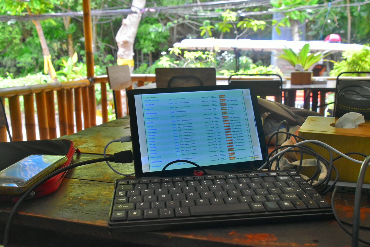 Even whilst away in Thailand, we've set aside time to add 16 new stations that are part of the new DAB trial in Ireland!