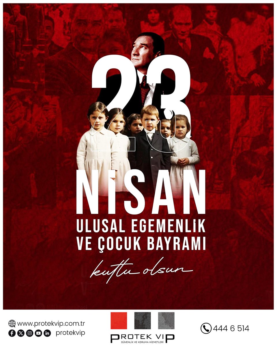ProtekVip's tweet image. 23 Nisan Ulusal Egemenlik ve Çocuk Bayramı Kutlu Olsun

Protek Vip Güvenlik ve Koruma Hizmetleri
protekvip.com.tr

🚨 Site Güvenliği
🚨 AVM Güvenliği
🚨 Vip Koruma Hizmetleri
🚨 Organizasyon ve Etkinlik Güvenliği

☎️ 444 6 514

#protekvipgüvenlik #protek #protekvip