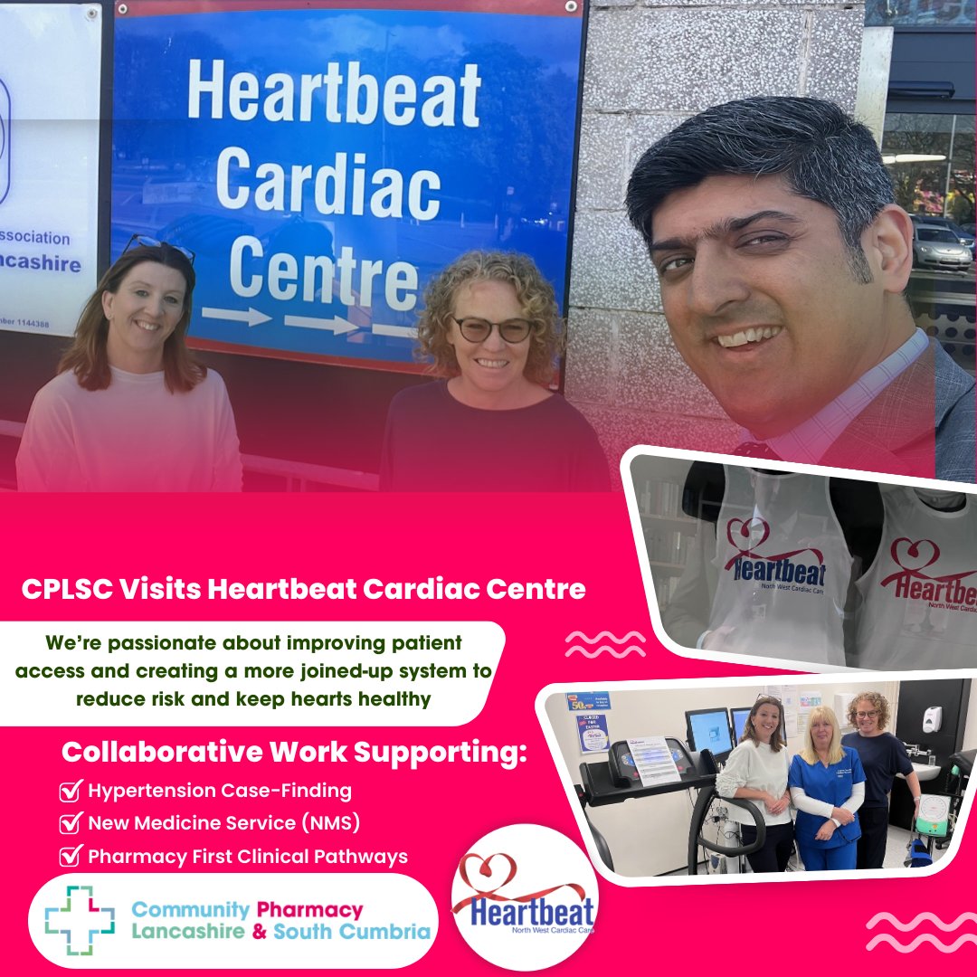 Thank you Louise Bache and Joanne Duff for a fabulous visit with Chief Exec Mubasher Ali who visited Heartbeat North West Cardiac Care, to discuss our shared commitment to improving outcomes for patients with cardiovascular disease (CVD).