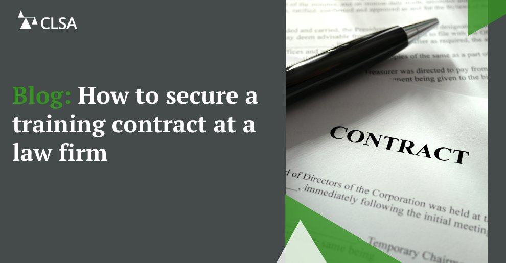 Law students - you might now be thinking about the next steps of securing yourself a training contract.

Take a read of our latest blog for some top tips on landing that coveted training contract…

#TrainingContract #LawStudent #LegalCareer #TraineeSolicitor  ...