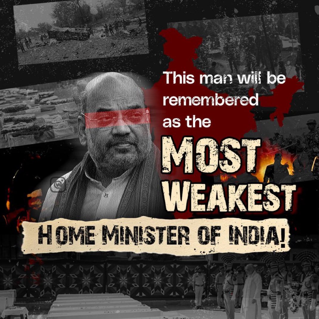 _kabilans's tweet image. இந்தியாவின் பாதுகாப்பை மேம்படுத்த எந்த நடவடிக்கையும் இவர் எடுக்கவில்லை பாஜக ஆட்சிக்கு வந்த இத்தனை ஆண்டுகளில் இவர் செய்தது முழுக்க மாநில கட்சிகளை மிரட்டி பதவிக்கு வந்தது மட்டுமே நாட்டு மக்களின் பாதுகாப்பில் கோட்டை விட்ட அமித்ஷா பதவி விலக வேண்டும்.. 

#Amitshahresign