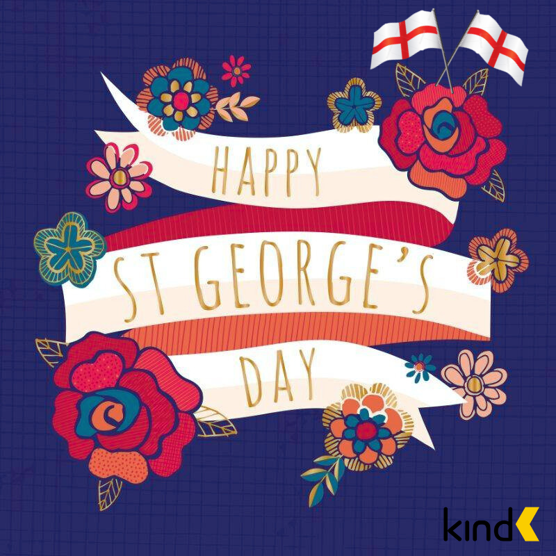 Happy St George’s Day from all of us at Kind!🏴󠁧󠁢󠁥󠁮󠁧󠁿

#KindAndCo #StGeorgesDay #SaintGeorge #Kind80