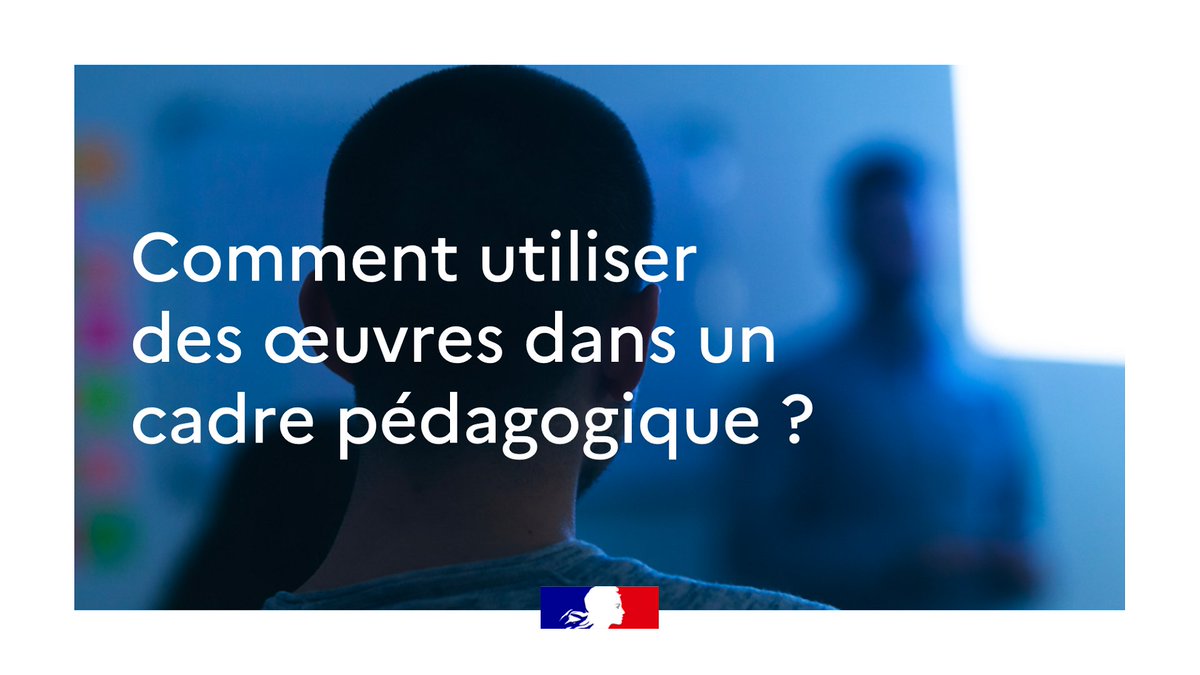 📚 🎞 🎵  Comment utiliser des œuvres dans un cadre pédagogique ?

Focus sur la notion d'exception pédagogique et les critères qui autorisent la reproduction ou la représentation d’extraits œuvres à des fins d’illustration
🔎 eduscol.education.fr/420/comment-ut…