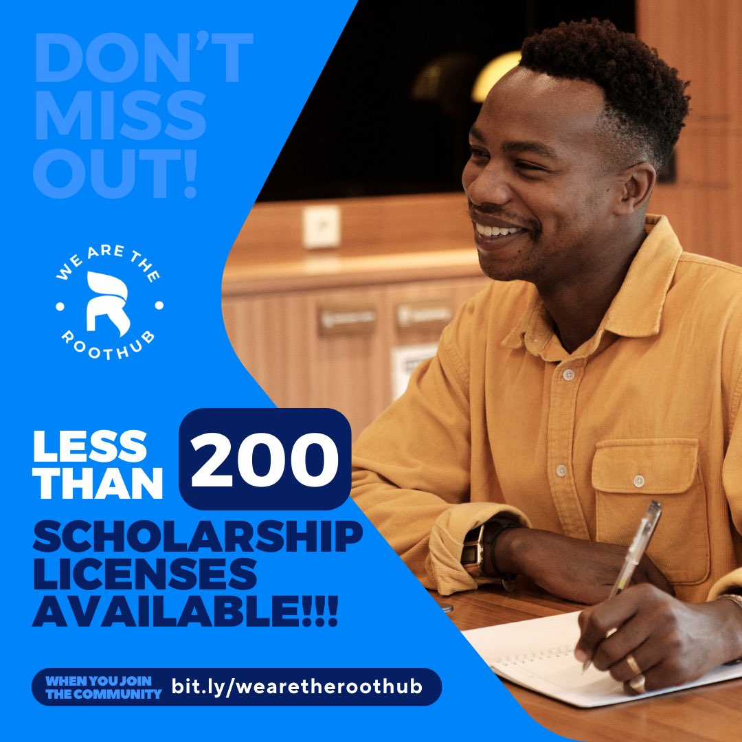 Last year, someone said: “I thought I had more time, but the scholarships were gone before I could apply.”

This year, The RootHub is giving less than 200 people the chance to gain Google-certified skills that unlock real job opportunities — remote roles, internships, and