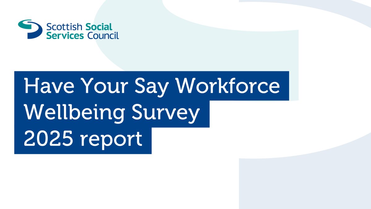 We've published our first annual Have Your Say Workforce Wellbeing Survey report.

It provides valuable insights from people working in the social work, social care &amp; children &amp; young people workforce on a wide range of topics, including wellbeing &amp; pay ➡️ ow.ly/wQko50VGaGz