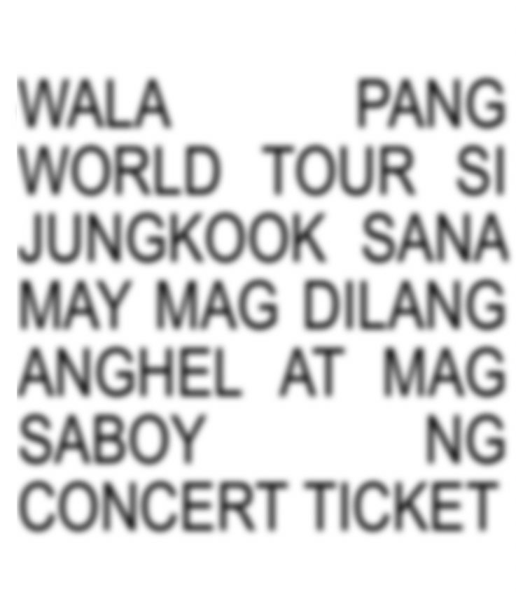 ✨MABIGYAN SANA NG BASBAS SA CONCERT NI JUNGKOOK, IF EVER PLEASE ✨
