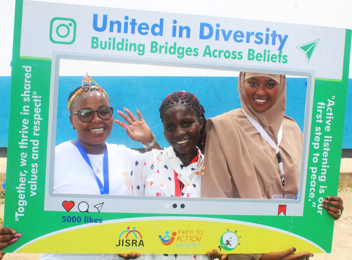 United in Diversity; Building Bridges Across Beliefs
#JISRA #FoRB #Youth4PeaceandTolerance 
<a href="/FaithtoActionet/">Faith to Action Network</a> <a href="/jisrake/">JISRAKE</a> <a href="/Mensenmissie/">Mensen met een Missie</a>