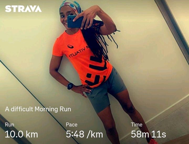 The mind and body were not aligning today but we saw it through.
#fetchyourbody2025
#ipaintedmyrun
#Glamourous5K