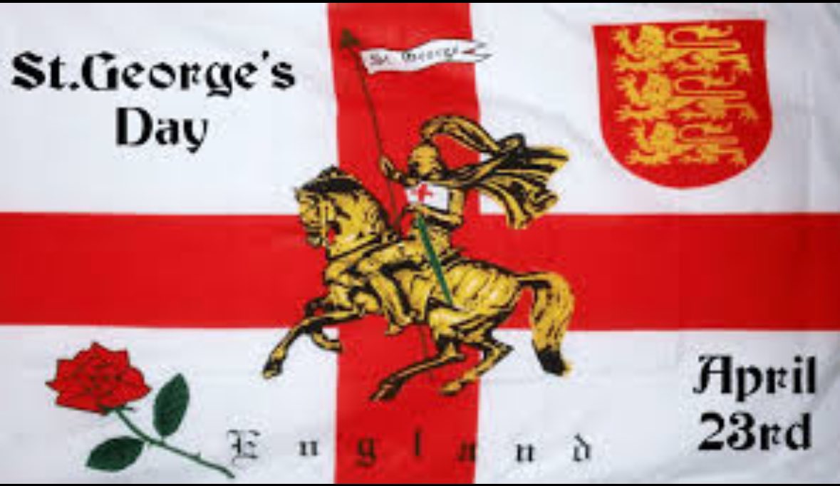 Happy St George’s Day #StGeorgesDay 🏴󠁧󠁢󠁥󠁮󠁧󠁿folks