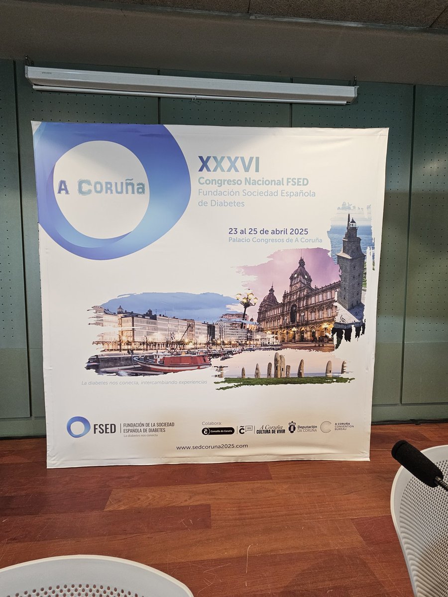EvafaLibre's tweet photo. Comienza en #Coruña el XXXVI Congreso Nacional #FSED de la Sociedad y la Fundación Española de #Diabetes. Un tema más de actualidad que nunca. Info en @Elmedicoint https://t.co/yORJQyXwa7