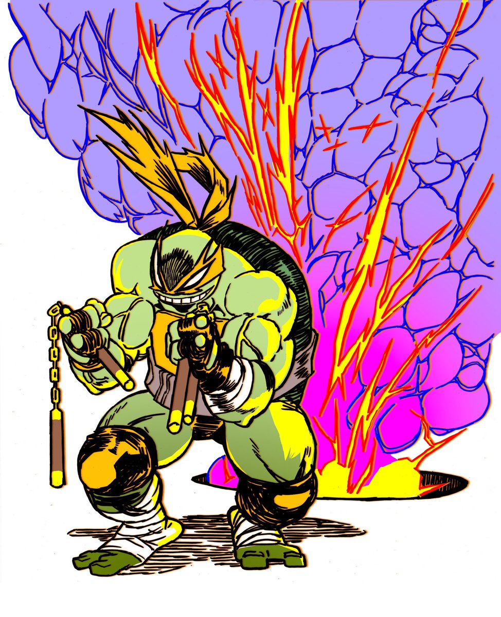 FelipeTweeters's tweet photo. Mikey🍕
#TMNT #Michelangelo #FellowChucker #FelipeSmith #FelipeSmithArt https://t.co/pt4fw7nLNl