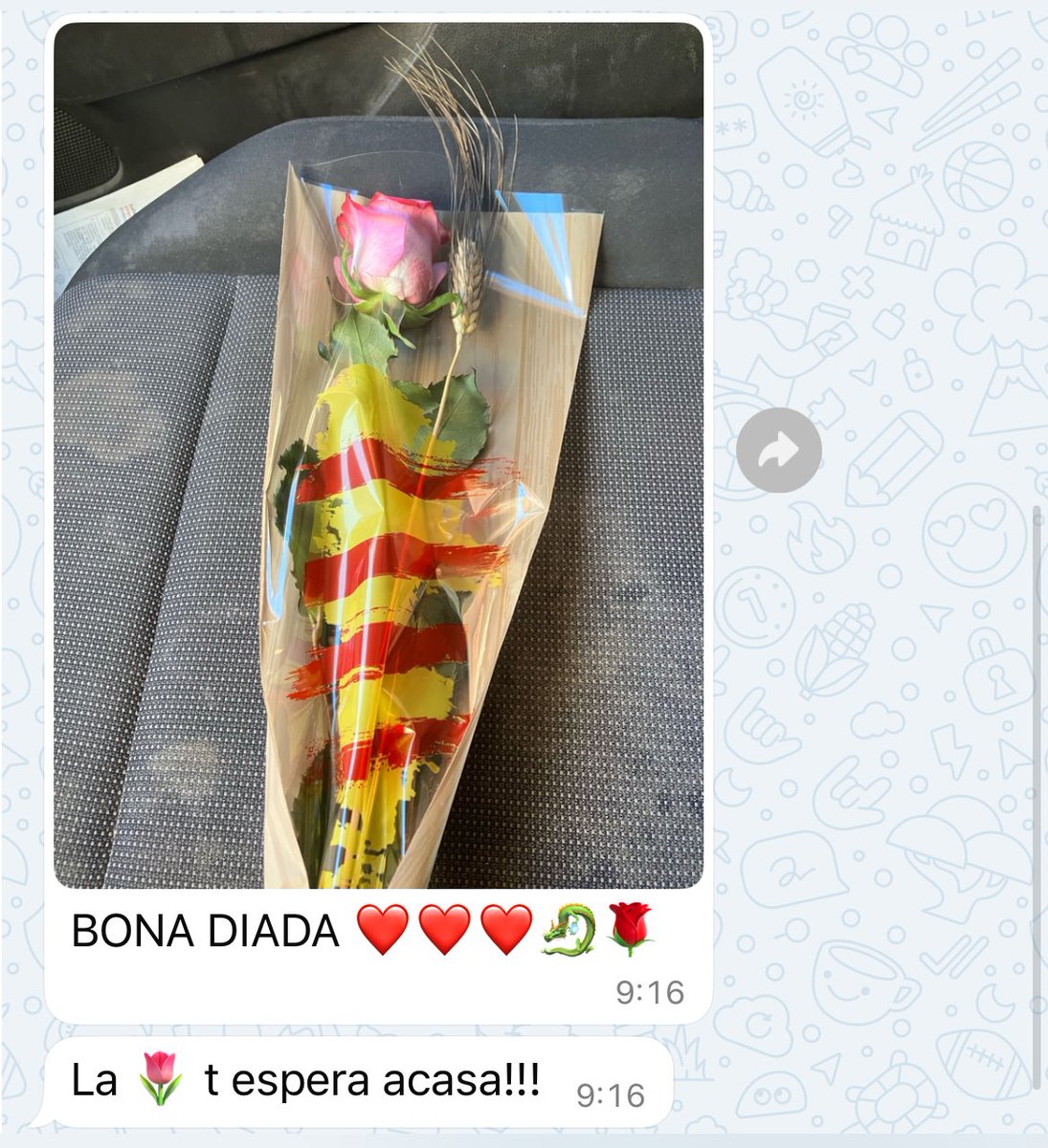 la rosa del papa sempre és i serà la més important