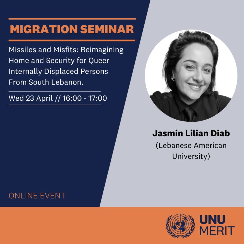 Jasmin Lilian Diab (@jasminldiab) on Twitter photo Today, if you're around: unu.edu/merit/seminar/…
<a href="/UNUMERIT/">United Nations University - MERIT</a> <a href="/UNUniversity/">UN University</a> Today, if you're around: unu.edu/merit/seminar/…
<a href="/UNUMERIT/">United Nations University - MERIT</a> <a href="/UNUniversity/">UN University</a>