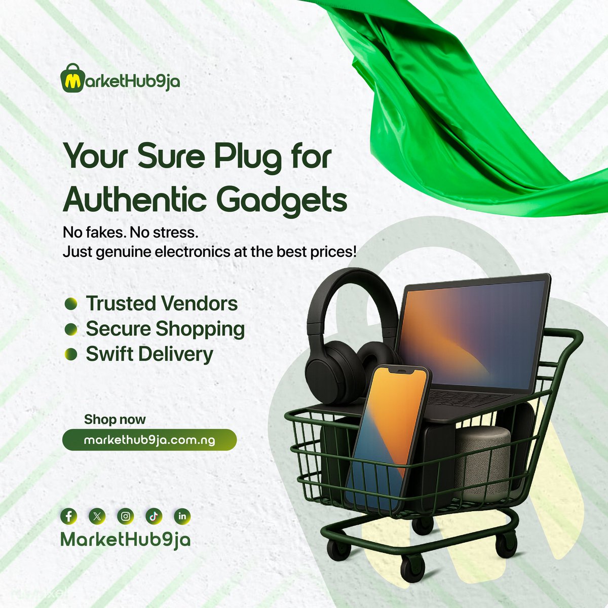 markethub9ja's tweet photo. Gadgets ✅
Household appliances ✅
Tech accessories and devices ✅

It's a good day to shop for two or ten items. 
What are you getting from us today?

Visit our website today and place that order. https://t.co/PVYiZajFzZ