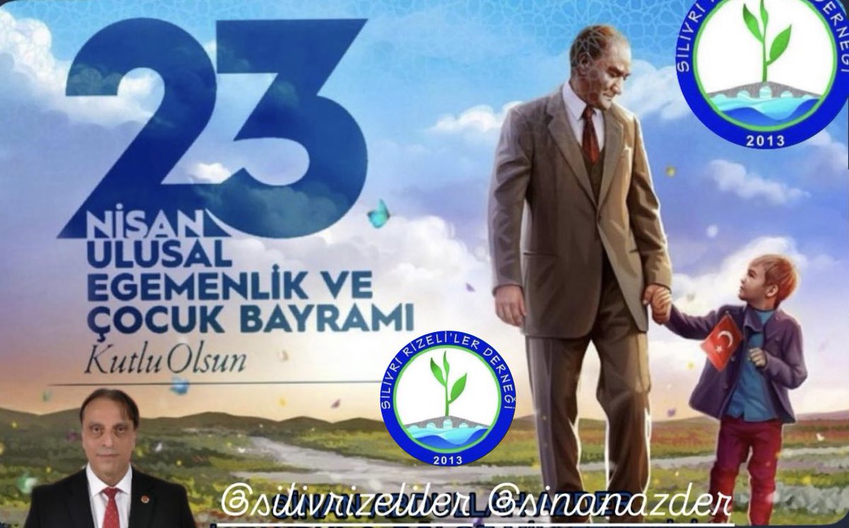 23 Nisan 1920 de dualar’la açılan TBMM’nin kuruluşunun 105. Yılını kutluyor başta Gazi Mustafa Kemal ve silah Arkadaş’larını Aziz şehitlerimizi Rahmet Minnet Saygıyla anıyor.       23 Nisan Ulusal Egemenlik ve çocuk Bayramınızı  kutluyoruz <a href="/SilivriDernegi/">Silivri Rizeliler Derneği</a> <a href="/SinanAzder/">Sinan Abdullah Azder</a>