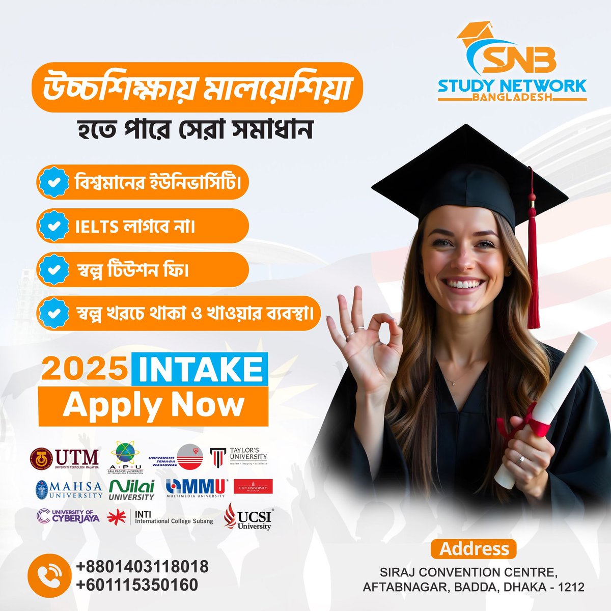 StudyNetwork_BD's tweet image. Study in Malaysia
Join Study Network Bangladesh - SNB for Your Higher Education Journey!
Apply Now!  studynetworkglobal.com/study-in-malay…