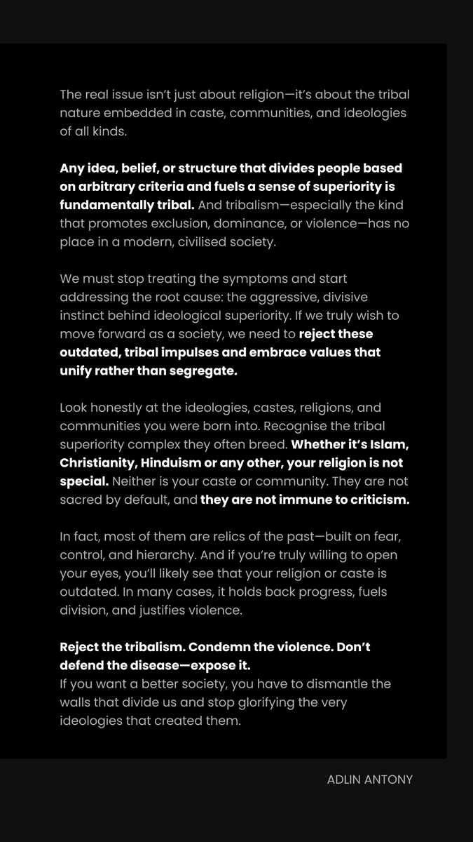 adlinantony's tweet photo. Expose the disease, don't defend it! https://t.co/XTSlLpbede