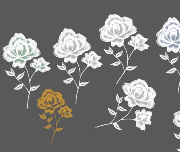 刺繍ブラシ量産中 