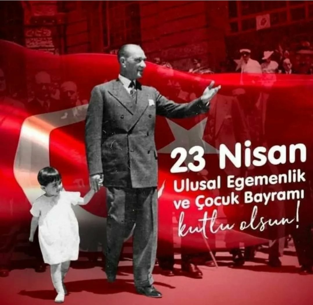 Milli Mücadele'nin karargâhı Gazi Meclisimizin açılışının 105. yılı ve #23Nisan Ulusal Egemenlik ve Çocuk Bayramı'mız kutlu olsun.
Bu bayramı çocuklara armağan eden Gazi Mustafa Kemal Atatürk'e ve tüm silah arkadaşlarına sonsuz rahmet olsun.🇹🇷
#23NisanKutluOlsun
#TBMM105Yaşında