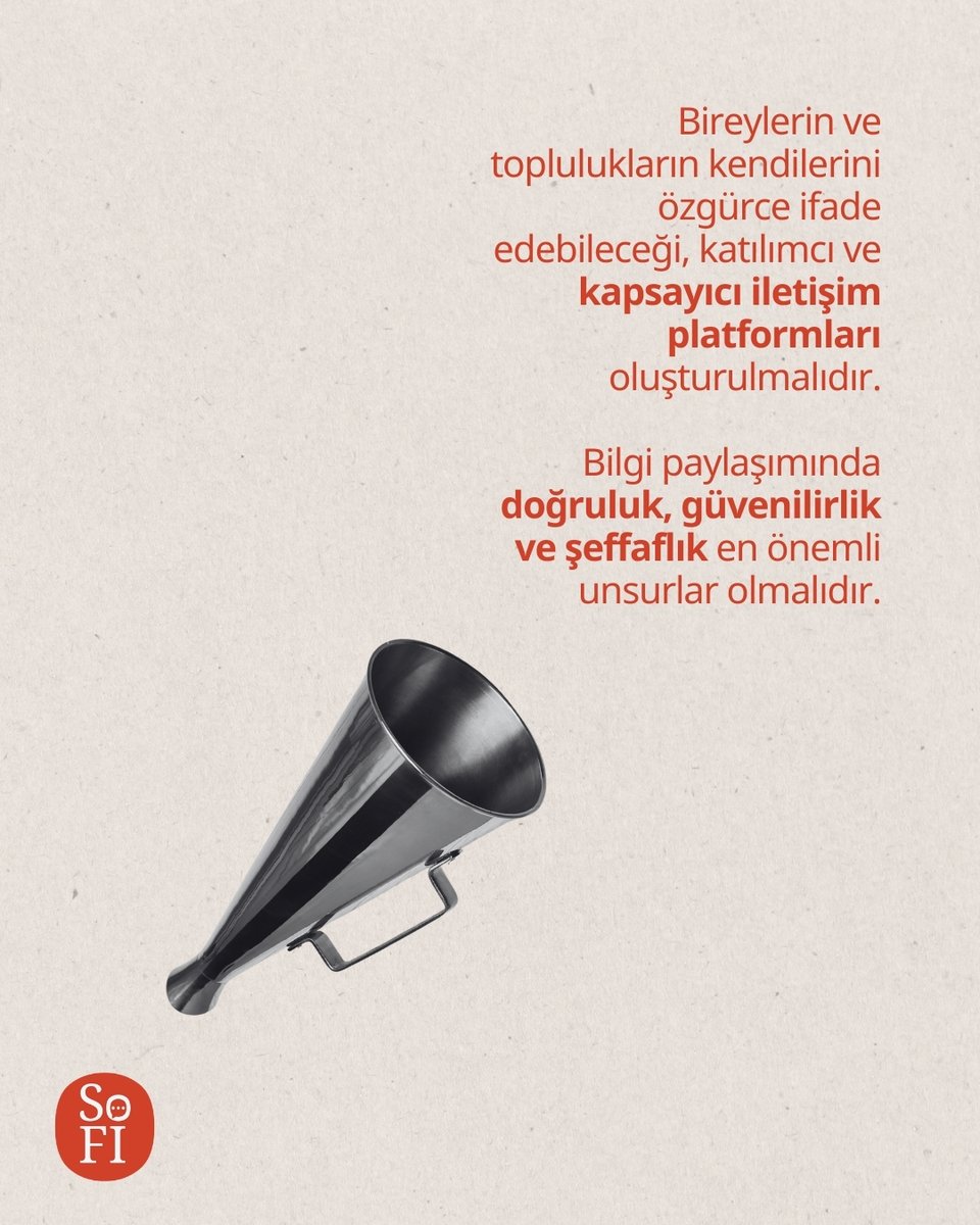 🔍 Hak temelli iletişim nedir?

🌱 Hak temelli iletişim, insan ve doğa haklarının korunmasını ve geliştirilmesini amaçlayan, kapsayıcı bir iletişim yaklaşımıdır.

#haktemelli #iletişim #siviltoplum