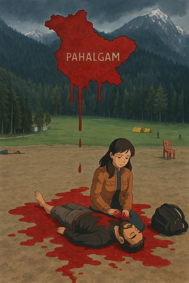 Yashbalaga's tweet photo. @TheNameIsYash 💔
#AllEyesOnPahalgam #phalagamterrorattack https://t.co/wpL2UrE3gw