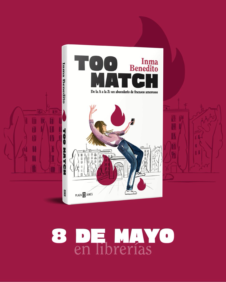 Inma Benedito 🌈 (@beneditoinma) on Twitter photo 📚Aprovecho el Día del libro para anunciar que el 8 de mayo publico TOO MATCH, mi primer libro con <a href="/penguinlibros/">Penguin España 🐧📚</a> 😱 Hoy hablaré de ello en <a href="/hoyporhoymadrid/">hoyporhoymadrid</a>✨
💔 Bajo apariencia de diario de citas fracasadas, Too Match reflexiona sobre el duelo y la precariedad del amor👇 📚Aprovecho el Día del libro para anunciar que el 8 de mayo publico TOO MATCH, mi primer libro con <a href="/penguinlibros/">Penguin España 🐧📚</a> 😱 Hoy hablaré de ello en <a href="/hoyporhoymadrid/">hoyporhoymadrid</a>✨
💔 Bajo apariencia de diario de citas fracasadas, Too Match reflexiona sobre el duelo y la precariedad del amor👇